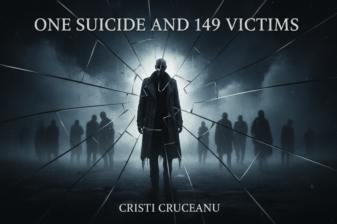 The Hidden Nightmare in "One Suicide and 149 Victims" by Cristi Cruceanu